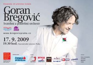 Plakát na koncert Gorana Bregoviće